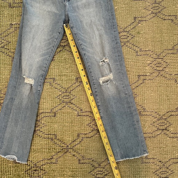 Emie High Rise Teen kids Straight Jeans DL1961 Droplet Distressed Size 14 $69 - Picture 11 of 11